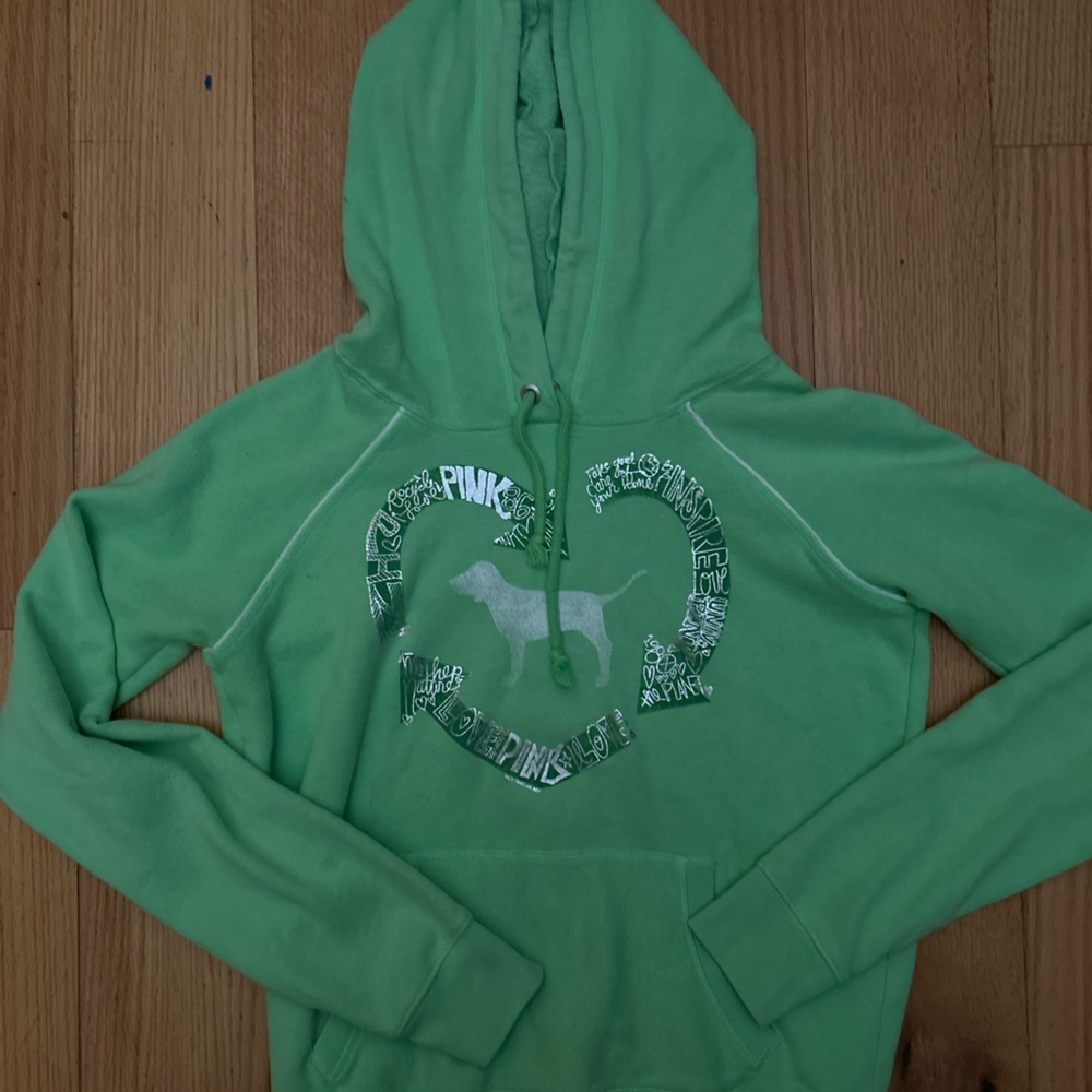 Victoria's Secret PINK Green Hoodie